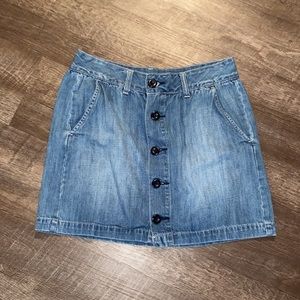 denim old navy skirt